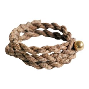 【柿染系列手绳】豆登木瓦原创手工棉麻植物蓝染男女手链情侣手环