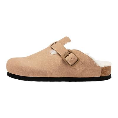 VWL休闲百搭法式慵懒毛毛拖鞋