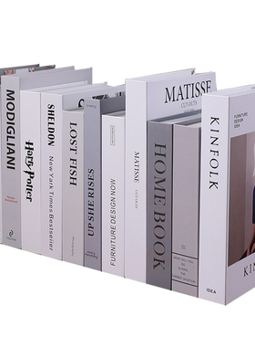 现代仿真书假书道具书装饰书