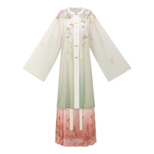 花朝记｜落花笺｜明制圆领刺绣对襟长衫印花马面裙春夏秋女装汉服