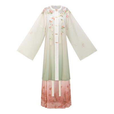 印花设计明制圆领衫马面裙