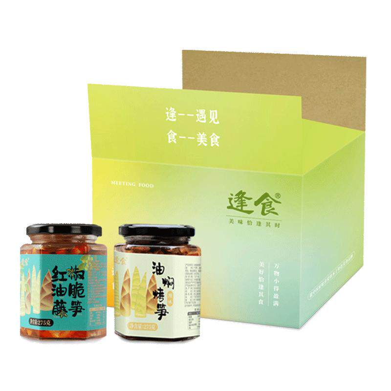 逢食原味油焖烤笋鲜甜脆笋