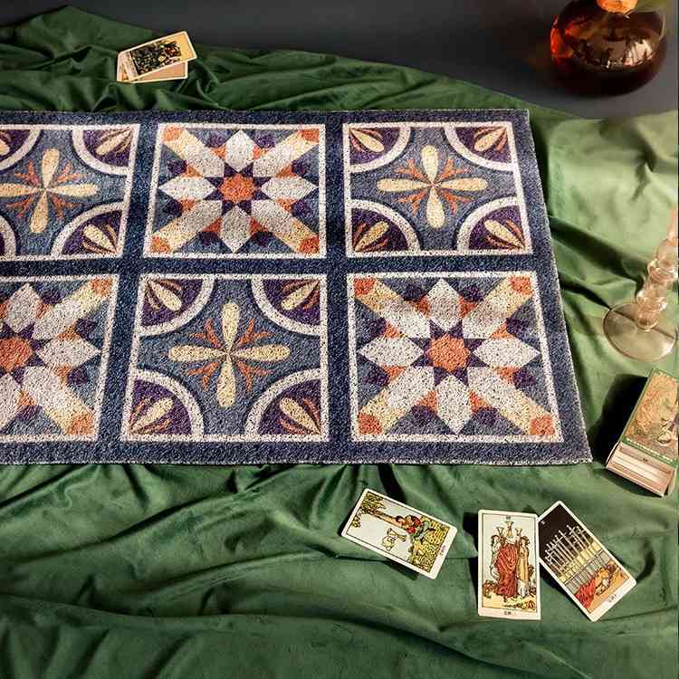 花纹轻奢几何地板入室门地垫家用进门门口脚垫门厅可裁剪地毯