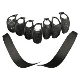 汉服戏曲假发京剧七星刘海片古风演出林黛玉刘海国风水鬓角片全套