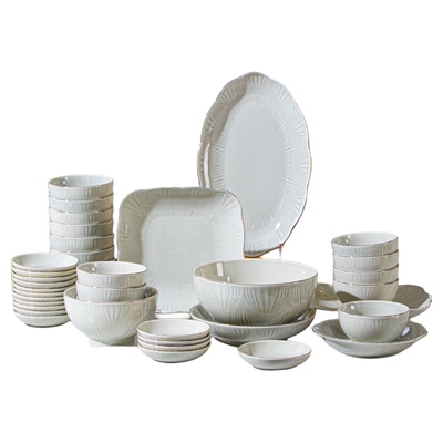 2025新款高温釉下彩餐具简约