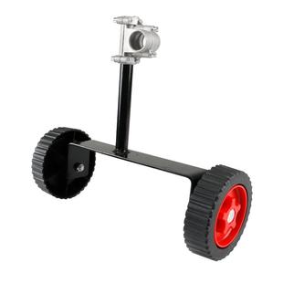 侧挂式割草机辅助轮汽油打草机支撑架便携式手扶电动打草机支撑轮