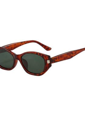 小红书同款遮阳猫眼可可镜女玳瑁