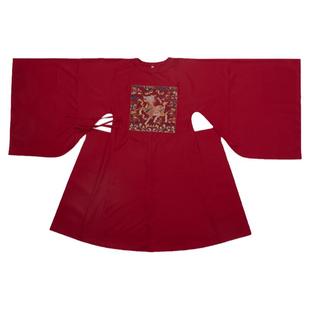 卿如故原创白菜汉服明制圆领袍补服大放量广袖男纯色伴郎服男女款