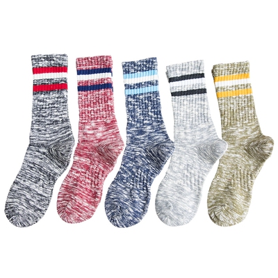 高腰ins秋冬季防臭粗线长筒袜