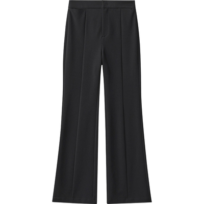 【播奥莱】播商场同款高腰微喇裤女秋复古气质长裤BDR3KD1870