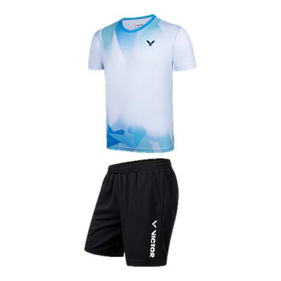 VICTOR羽毛球服速干运动套装