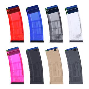 精击L5文具盒尼龙 高速 透明海绵软弹夹 司骏M416通用 创研玩家