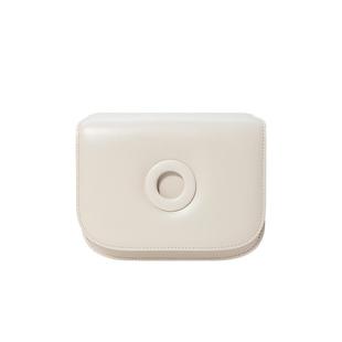 【新年礼物】新款气球包白色通勤斜挎女包小方包高级小众真皮包包