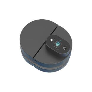 亿联智能无框玻璃门锁免开孔办公室指纹密码锁商铺单双开U型插锁