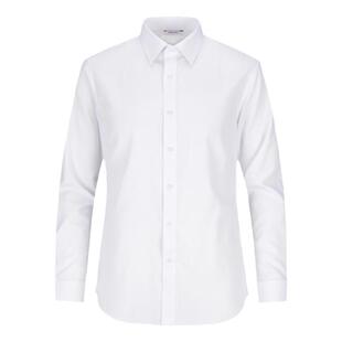 高级感免烫衬衫白色薄款衬衣男长袖垂坠感韩版宽松潮流春夏上衣男