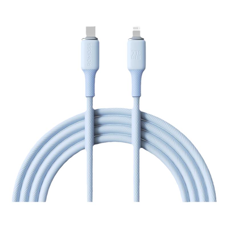 罗马仕数据线PD27W适用于苹果8-14iPhone11/12手机平板充电快充线