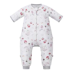 Nest Designs婴儿睡袋四季通用竹棉纱布分腿春夏宝宝儿童防踢被