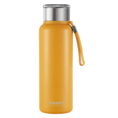 保尔304不锈钢保温杯独立茶仓