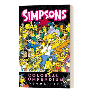 辛普森漫画大全5 英文原版 Simpsons Comics Colossal Compendium Volume 5 辛普森一家 The Simpsons 阿森一族 家庭 进口英语书籍