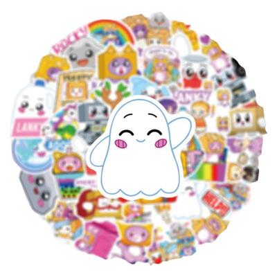 狐狸纸盒卡通贴纸个性可爱