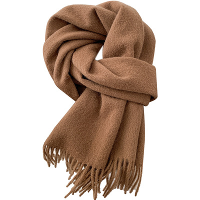 惟嫒秋冬羊毛围巾通勤轻暖不重