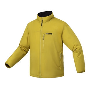 outdoorproducts秋冬新款金标P棉服80G男户外轻量保暖立领芥末黄