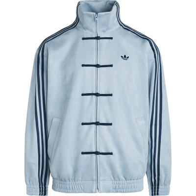 Adidas/阿迪达斯正品三叶草男女款新中式经典潮流柔软夹克KT3846