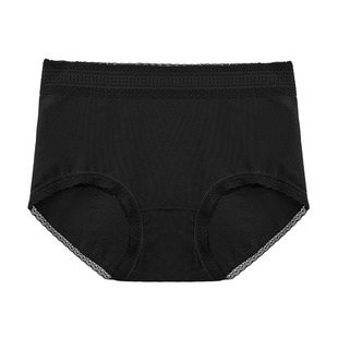 秘语女士内裤生理裤月经期例假平角裤中腰防漏姨妈女生棉质短裤头