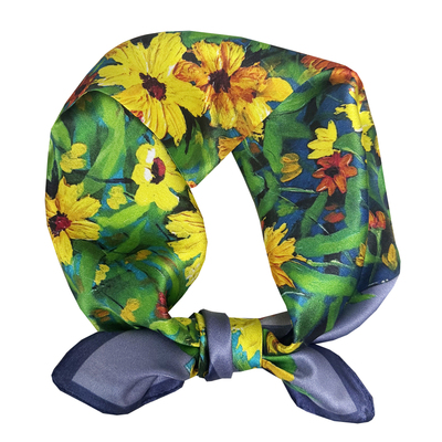 100%真丝桑蚕丝丝巾小方巾女领巾