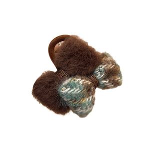 秋冬蝴蝶结头发抓夹女高级感2025新款发夹后脑勺中号鲨鱼夹子头饰