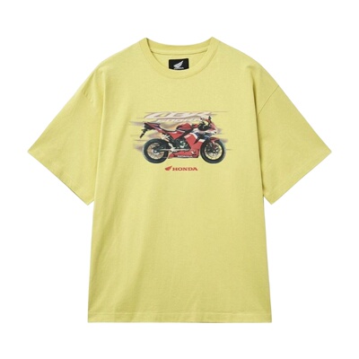 PHYPS MOTORCYCLE CBR 600RR 短袖黄色 MUSINSA韩国官网直邮进口