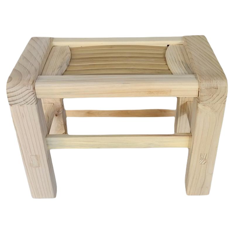 实木通用竹面居家耐用小矮凳方凳