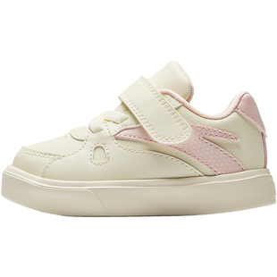 安踏学步鞋幼儿园鞋小白鞋春季新款童鞋轻便儿童运动鞋男女童板鞋