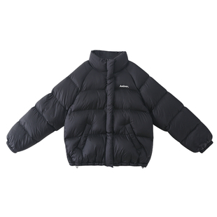 女大童羽绒服【90白鸭绒】青少年2025冬装新款泡芙感立领羽绒外套