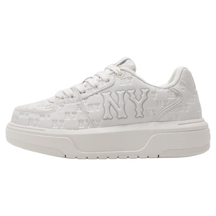 MLB小白鞋男女情侣厚底鞋学长鞋显高板鞋25冬季新款鞋子3ASXE015N