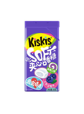 酷滋夹心口香糖kiskis情话纸条