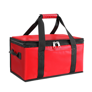 便携式外卖保温包手提配送箱骑手美团内支架杯托奶茶固定送餐箱