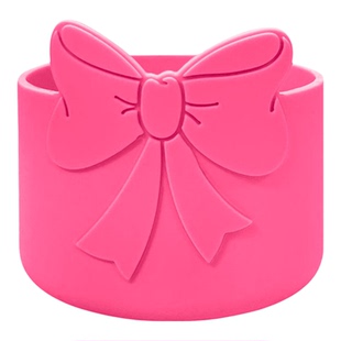 跨境stanley硅胶水杯套 蝴蝶结款杯垫车载杯底套保护套水杯配件