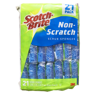 美国Scotch-Brite思高3M洗碗海绵百洁布去重油污无痕厨房海棉24片