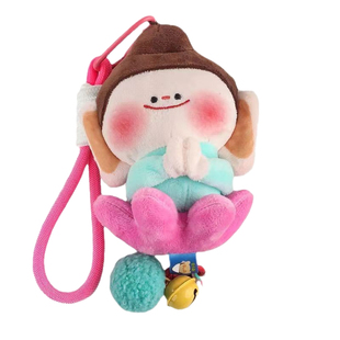 大同佛小伴莲花好礼美术馆小佛玩偶文创公仔山西车挂件毛绒钥匙扣