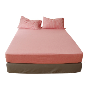 定制日式A类天竺棉床笠单件宝宝全棉双人床罩纯棉针织棉裸睡床单