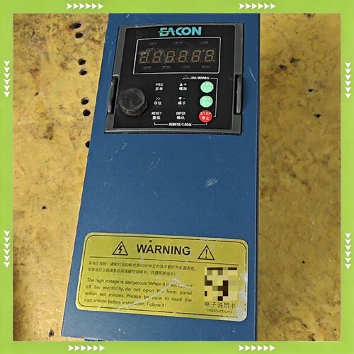 【问价】易控11千瓦变频器，型号Ec550一0011G43B，现场拍适用