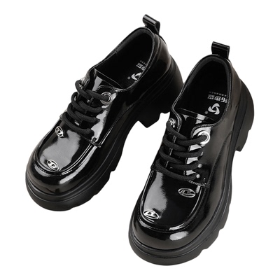 拓步森英伦厚底磁疗振动乐福鞋