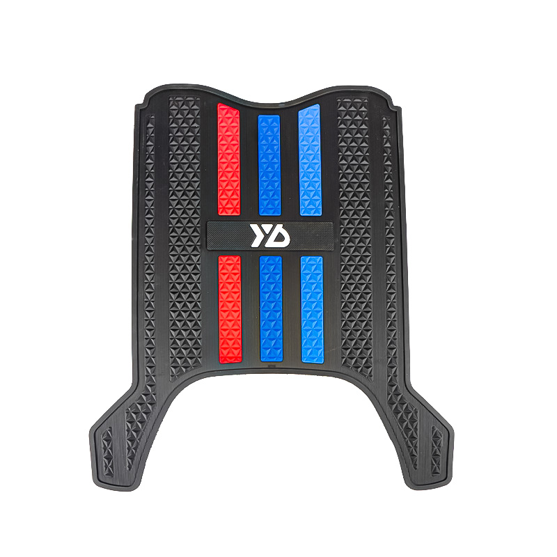 适用雅迪冠能S白鲨70/90脚垫橡胶防滑专用脚踏板垫脚踩垫改装配件