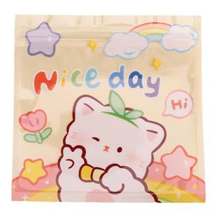 新款卡通大号幼儿园小学生义卖零食糖果曲奇饼干袋手工礼物密封袋