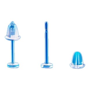 医用级树脂耳钉养耳洞防过敏透明耳棒隐形耳针学生防堵针耳骨钉女