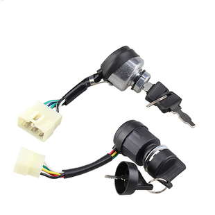 汽油发电机柴油动力配件178/188F5kw6.5千瓦电门锁电启动开关钥匙