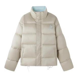 BJHG不计后果贴贴90绒羽绒服男款冬季新款撞色光泽加厚保暖外套女