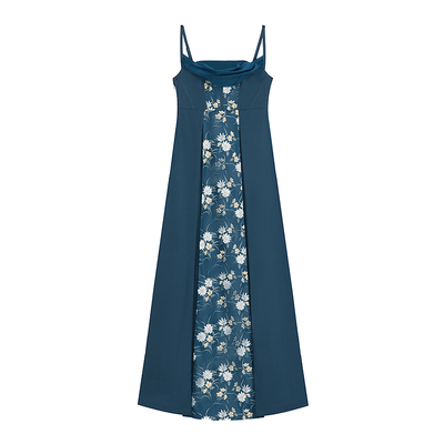 伽罗织造司原创汉服高端气质新中式复古改良旗袍连衣裙裙子