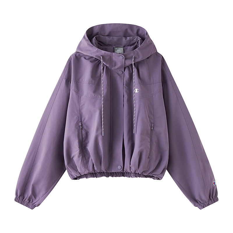 Champion连帽轻薄短外套女款